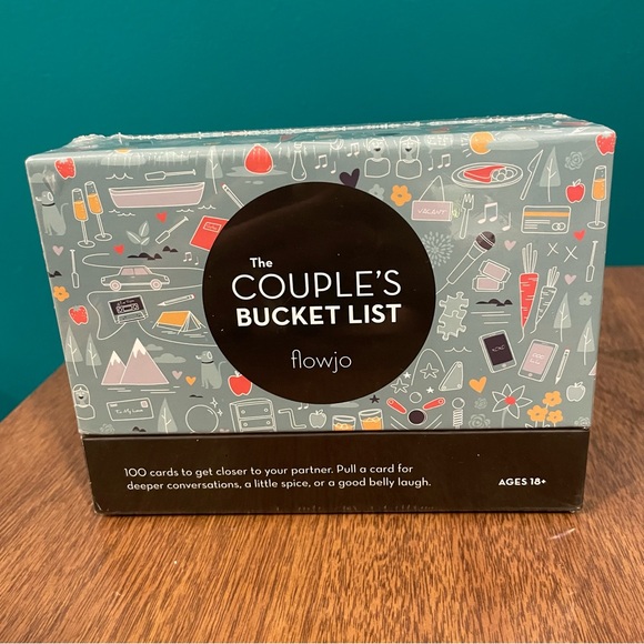 NEW NWT Flowjo Couple’s Bucket List Engagement Wedding Shower Gift anniversary - Picture 1 of 8